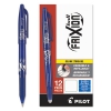 Frixion Ball Erasable Gel Ink Stick Pen, Blue Ink, .7mm, Dozen