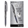Frixion Point Erasable Gel Ink Stick Pen, Black Ink, .5mm, Dozen