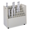 Laminate Mobile Roll Files, 50 Compartments, 30-1/4w X 15-3/4d X 29-1/4h, Putty