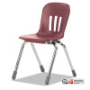 Metaphor Series Classroom Chair, 14-1/2&quot; Seat Height, Wine/chrome, 5/carton