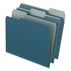Earthwise By Pendaflex Recycled File Folders, 1/3 Top Tab, Letter, Blue, 100/bx