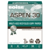 Aspen 30% Recycled Multi-use Paper, 92 Bright, 20lb, 8 1/2 X 11, White