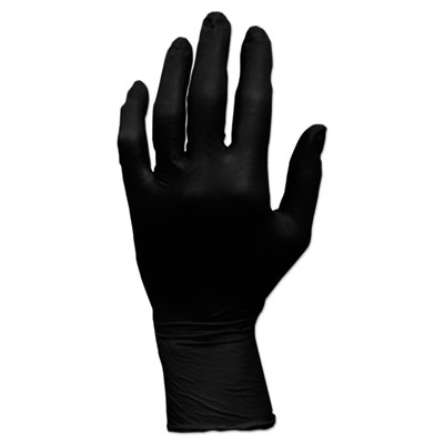 Proworks Grizzlynite Nitrile Gloves, Black, Medium, 1000/ct