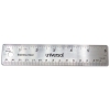 Stainless Steel Ruler, Standard/metric, 6&quot;