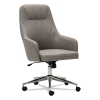 Captain Series High-back Chair, Gray Tweed