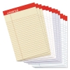 Fashion Colored Perforated Ruled Writing Pads, Narrow, 5&quot; X 8&quot;, 50 Sheets, 1dz
