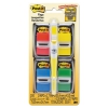 Page Flag Value Pack, Assorted, 200 1&quot; Flags + Highlighter With 50 1/2&quot; Flags