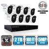 8 Channel Extreme Hd Video Security Dvr, 5mp Resolution