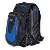 Expandable Backpack, 14&quot; X 8&quot; X 19&quot;, Blue/black