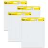Self Stick Easel Pads, Quadrille, 25 X 30, White, 4 30 Sheet Pads/carton