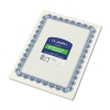 Parchment Paper Certificates, 8-1/2 X 11, Blue Royalty Border, 50/pack