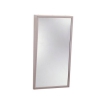 Bobrick 293 304 Stainless Steel Frame Fixed-position Tile Mirror Satin Finish 18&quot; Width X 30&quot; Height