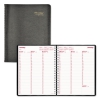 Essential Collection Weekly Appointment Book, 11 X 8 1/2, Black, 2018