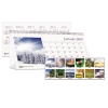 Recycled Scenic Photos Desk Tent Monthly Calendar, 8 1/2 X 4 1/2, 2018