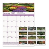 Recycled Gardens Of The World Monthly Wall Calendar, 12 X 16 1/2, 2018