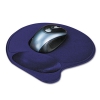 Wrist Pillow Extra-cushioned Mouse Pad, Nonskid Base, 8 X 11, Blue