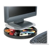 Spin2 Monitor Stand, 14 X 14 X 3 1/4, Black