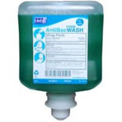 Pleasantly Perfumed Antibacterial Foam Hand Wash, 1 Liter,  6 Per Case