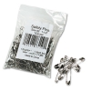 Safety Pins, Nickel-plated, Steel, 1 1/2&quot; Length, 144/pack