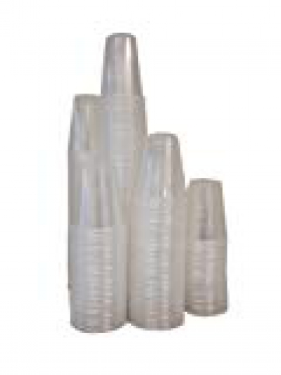 Crystalware Plastic Cups 5oz. Packed In A Bags Of 100 25/case Clear (2500 Cups Total)