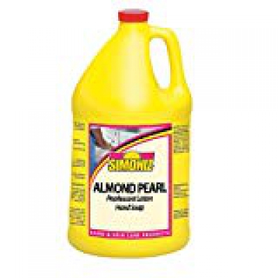 Simoniz Cs0215004 Almond Pearl Liquid Hand Soap 1 Gal Bottles Per Case (pack Of 4)