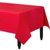 54 X 108&quot; Plastic Table Cover Apple Red 12/case 72/master Case