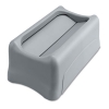 Swing Lid For Slim Jim Waste Container, Gray