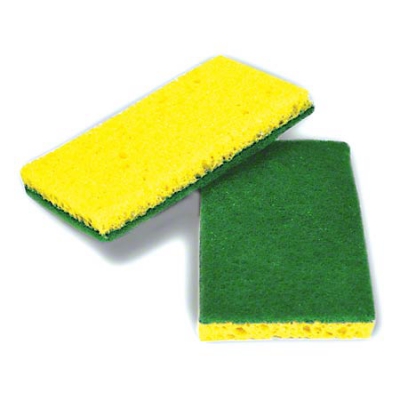 Amo Yh174-a Green Scrub-sponge 5/pack 40/case