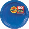 Bright Royal Blue Paper Plate 300/case Inner Pack 50/pack 6 Packs/case