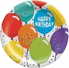 Amscan Birthday Celebration Round Plates - 7&quot; | Pack Of 60