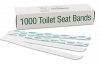 Toilet Seat Band Sanitized For Your Protection 