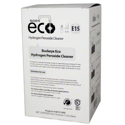 Buckeye® Eco® E15 Hydrogen Peroxide Cleaner - 1.25 L