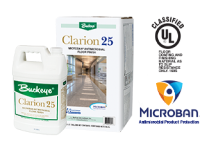 Clarion® 25 Microban Antimicrobial Floor Finish