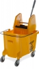 Flo-pac Bucket With Wringer 35 Quart - Yellow