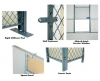 Accessories For Woven Wire Partitions
