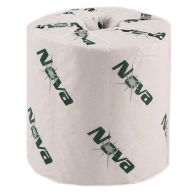 Nova Bath Tissue 1 Ply - 1000 Sheets/case Of 96 - 4.5" X 3.5"