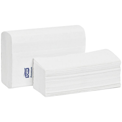 9.5 Tork Premium Multifold White Towel 