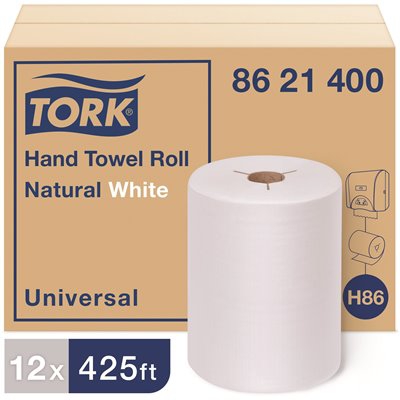 Tork Natural White 8 In. Controlled Hardwound Paper Towels