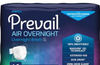 Prevail Air Overnight Brief Size 2/large 