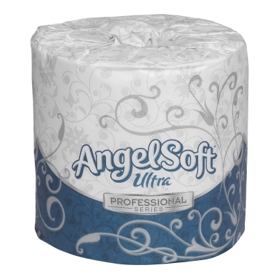 Angel Soft Ultra 2 Ply Toilet Tissue 60 Roll/cs 400 Sheets Per Roll Premium Embossed