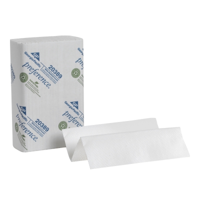 Pacific Blue Select™ M-fold Recycled Paper Towel, White