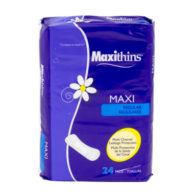 Maxithins Regular-sized Maxi Pads