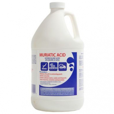 Muriatic Acid 4 Gallons Per Case