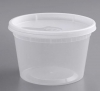 16 Ounce Deli Container And Lid Combo 240/case Round Translucent