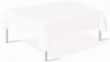 54108 54 X 108 Plastic Table Cover White