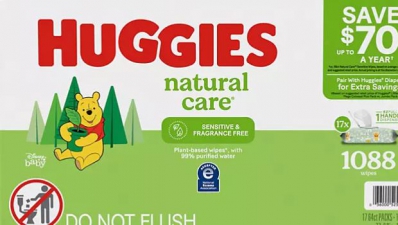Pps 980261352 Huggies Natural Care Baby Wipe Refill,fragrance Free 64 Count/pack 17 Packs/case