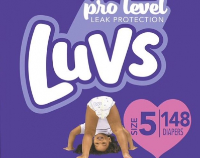 Luvs Size 5 Diapers 148 Per Case