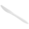 Medium Weight Plastic Knife White Bulk 1000/cs