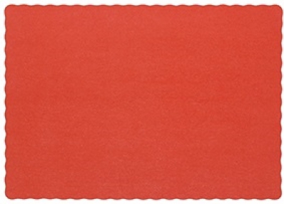 Red Placemats 9.25" X 13.25", Package Of 1000