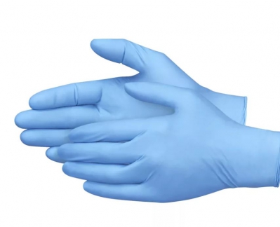 Spotsynbm Medium Synthetic Glove Powder Free 100/box 10/case 5ml Equivalent To Nitrile Blue